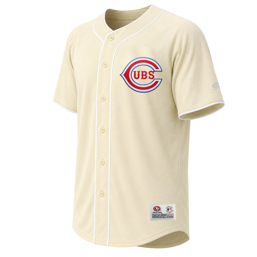 Men's Chicago Cubs Stitches Cream Fashion Jersey
