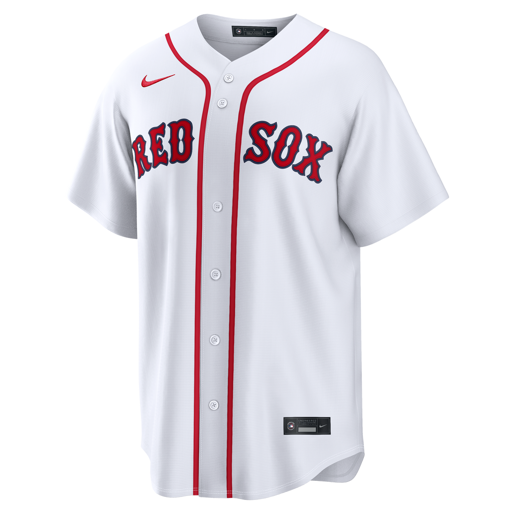 Men's Boston Red Sox Ranger Suárez Nike White Home Replica Jersey
