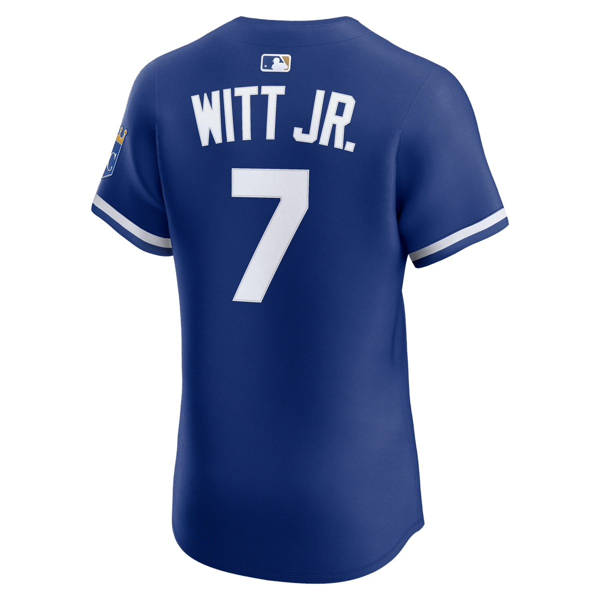 Men's Kansas City Royals Bobby Witt Jr. Nike Royal Alternate 2 Elite Player Jersey