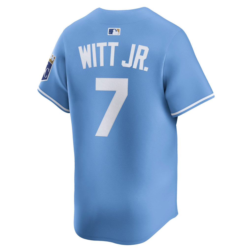 Men's Kansas City Royals Bobby Witt Jr. Nike White Home Limited Player Jersey