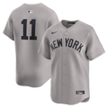 Men's New York Yankees Anthony Volpe Nike Gray Road Limited Player Jersey