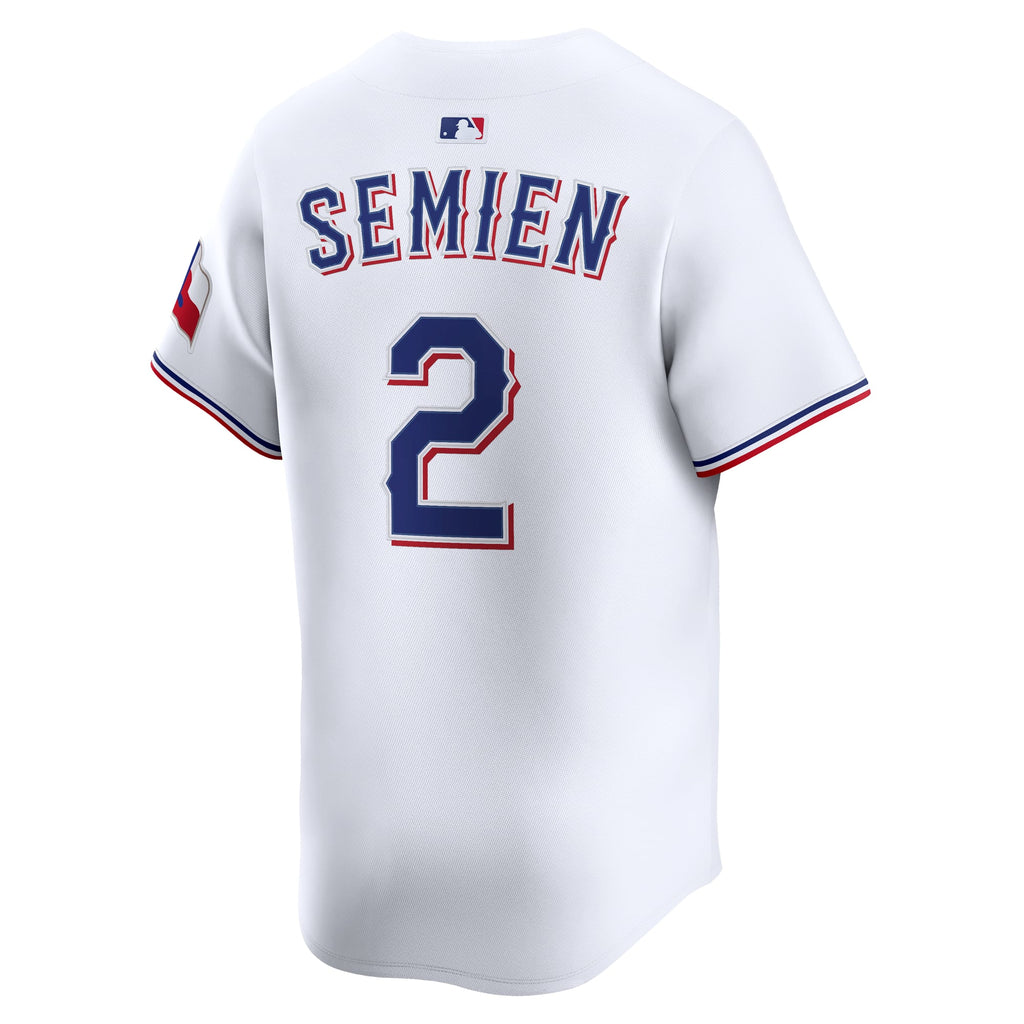 Men's Texas Rangers Marcus Semien Nike White Home Limited Player Jersey