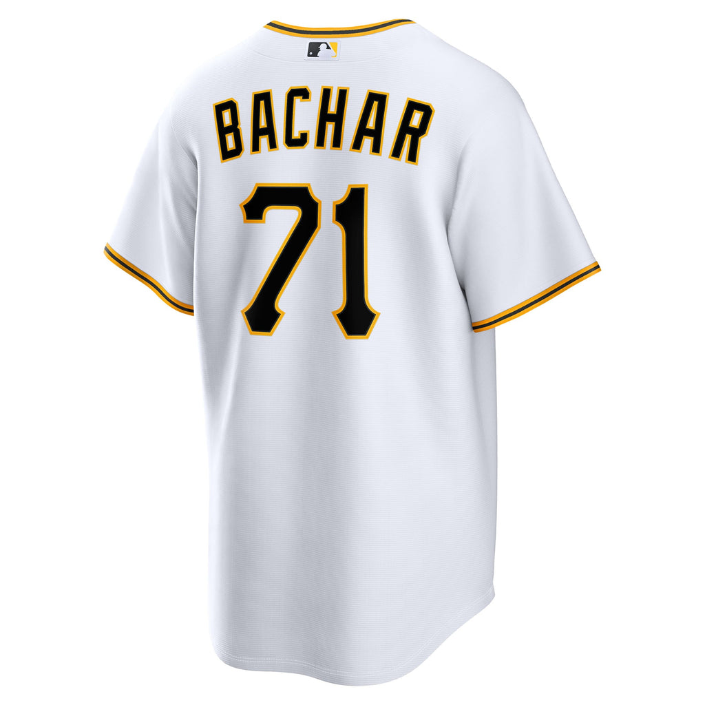 Men's Pittsburgh Pirates Lake Bachar Nike White Home Replica Jersey