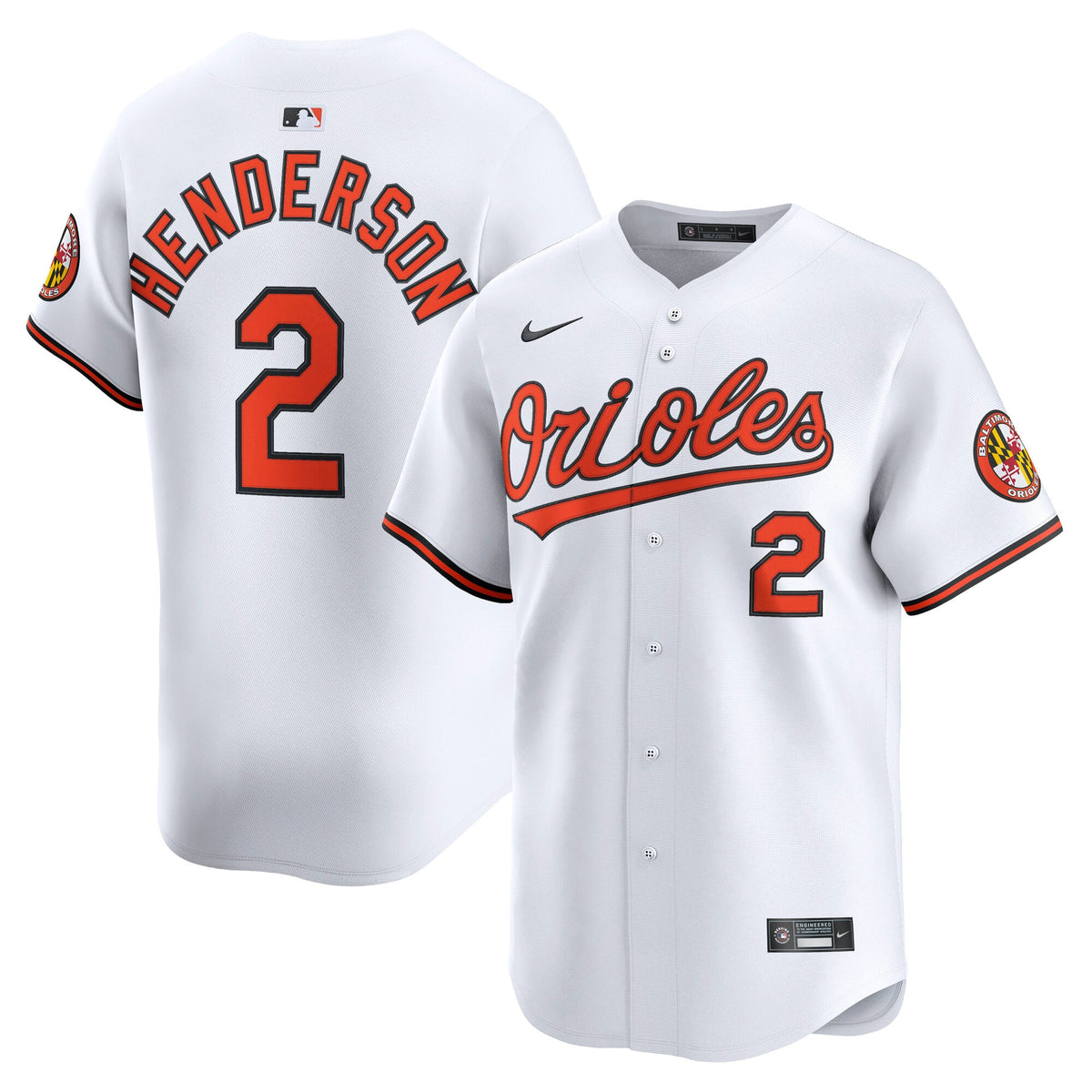 Men's Baltimore Orioles Gunnar Henderson Nike Black Alternate Limited Player Jersey