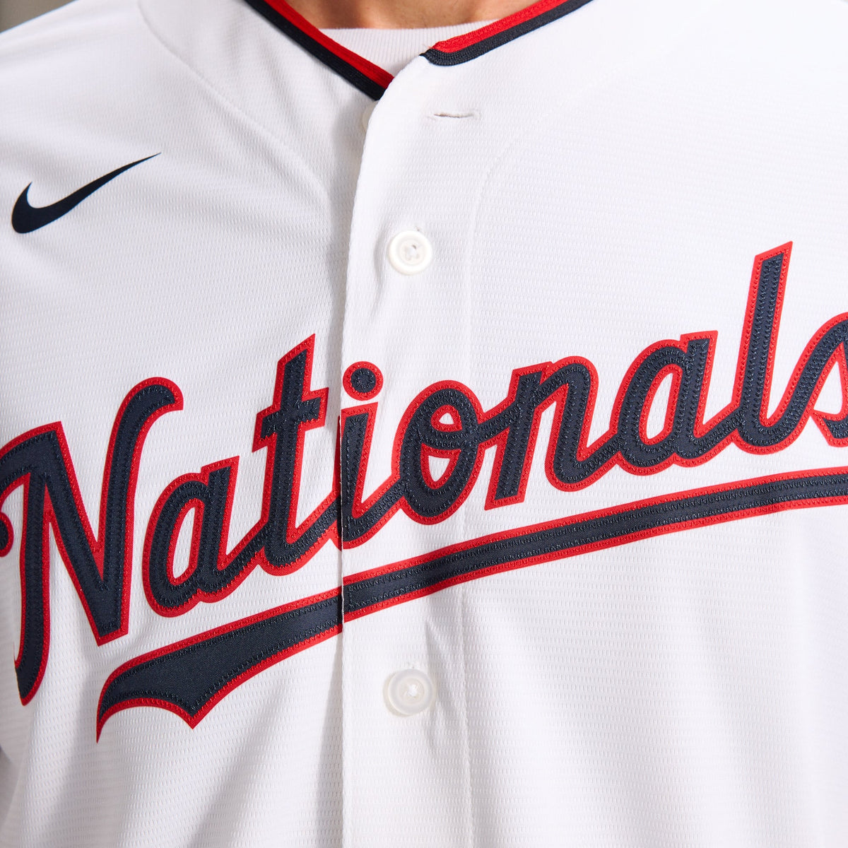 Men's  Washington Nationals CJ Abrams Nike White Home Replica Jersey