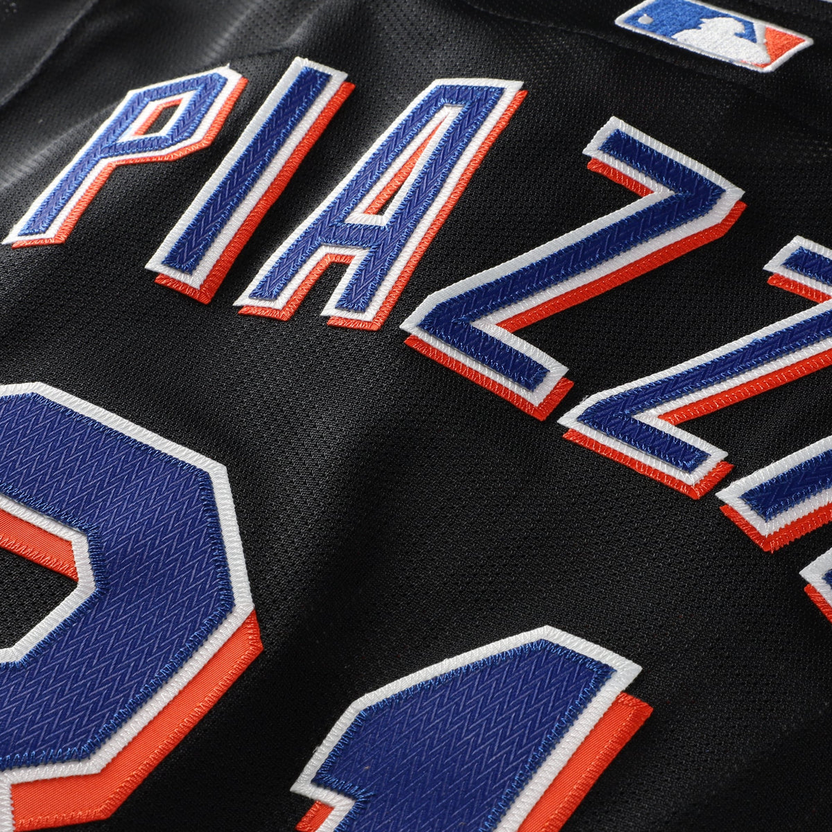Men's New York Mets Mike Piazza Mitchell & Ness Black Big & Tall Cooperstown Mesh Batting Practice Jersey