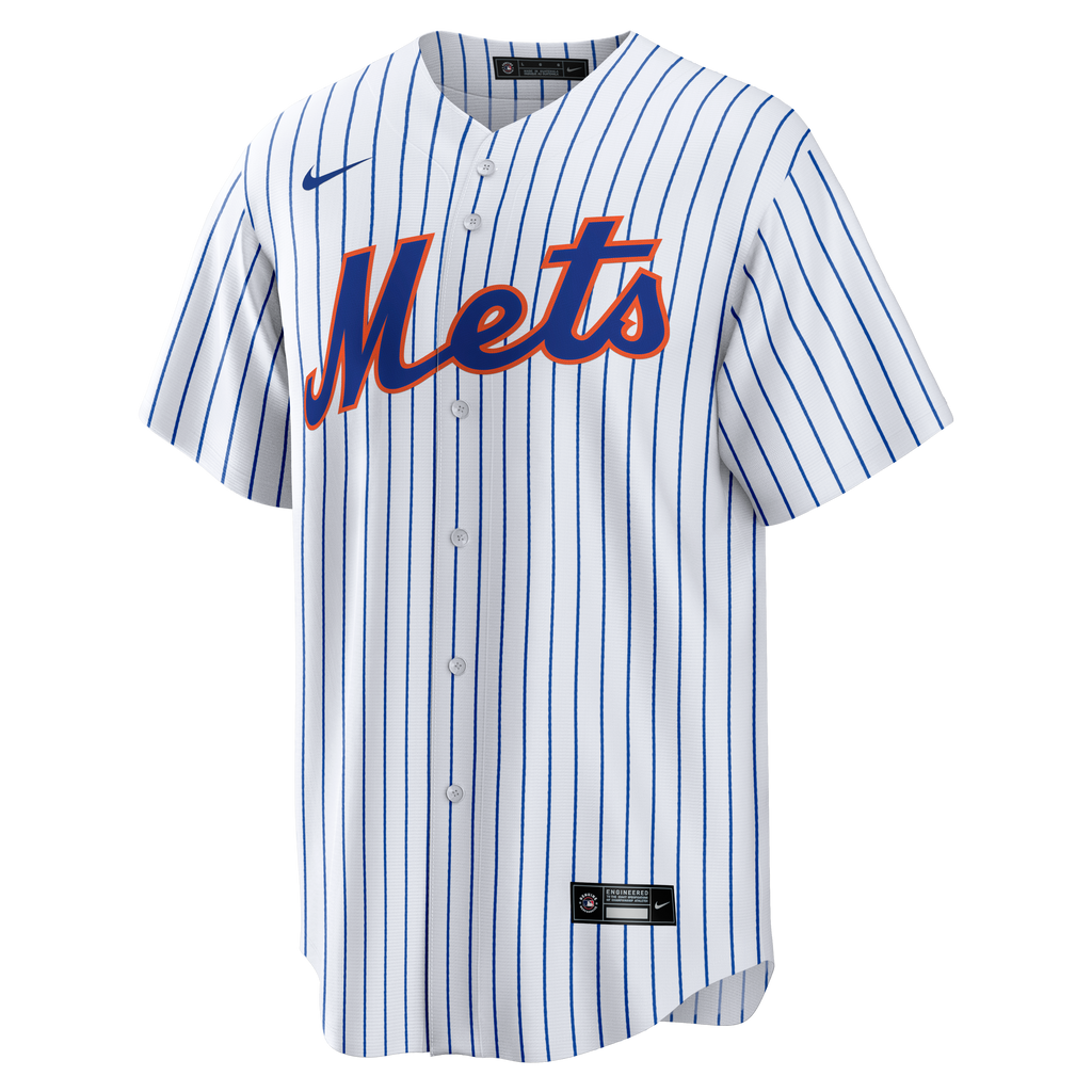 Men's New York Mets Nike White Home Replica Player Jersey