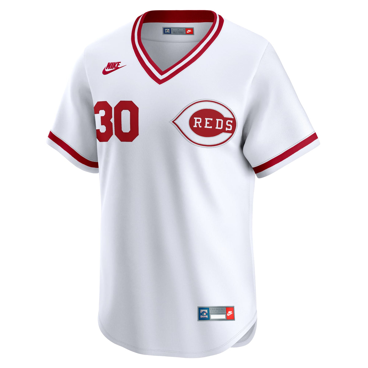 Men's Cincinnati Reds Ken Griffey Nike White Throwback Cooperstown Collection Limited Jersey