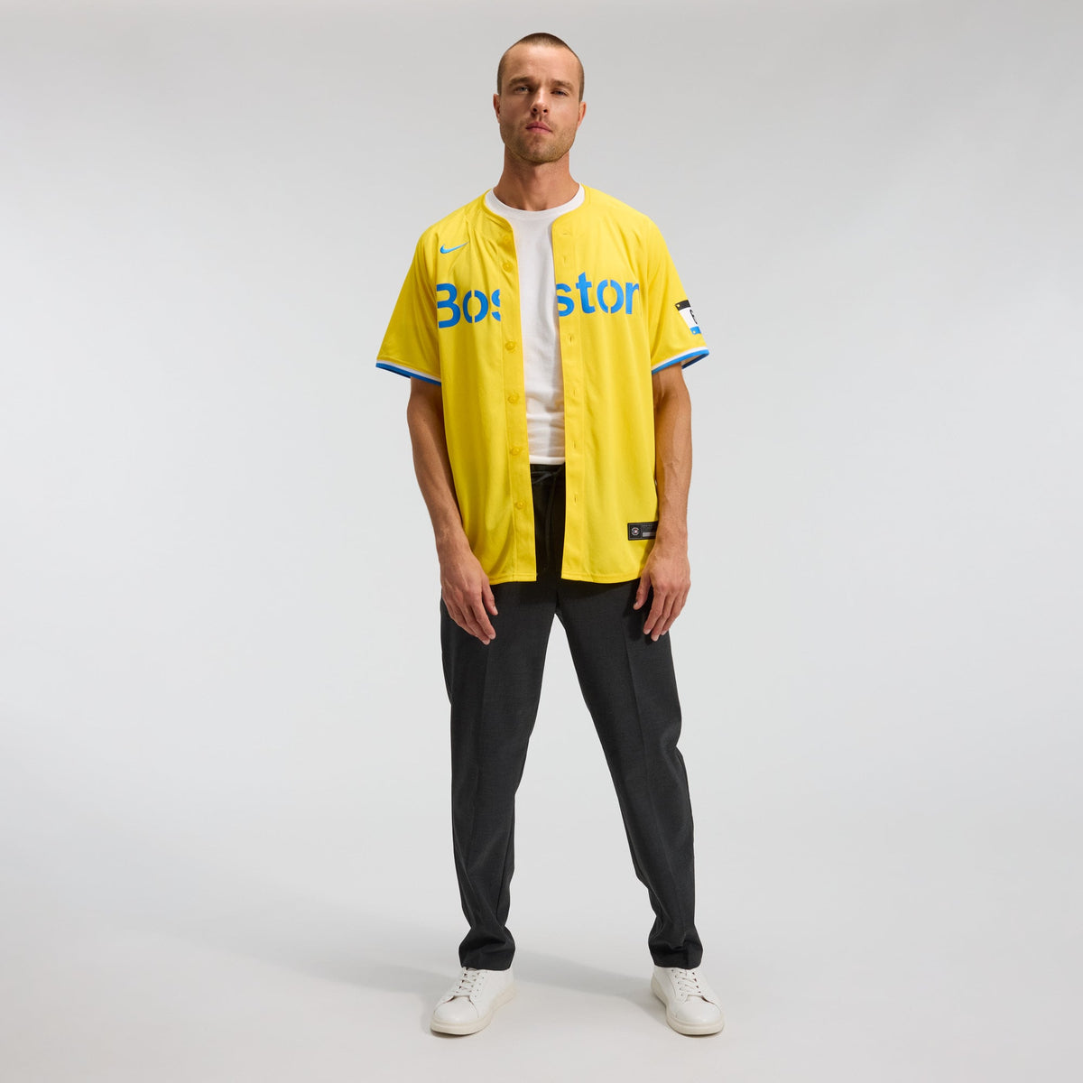 Men's Boston Red Sox  Nike Gold City Connect Limited Jersey