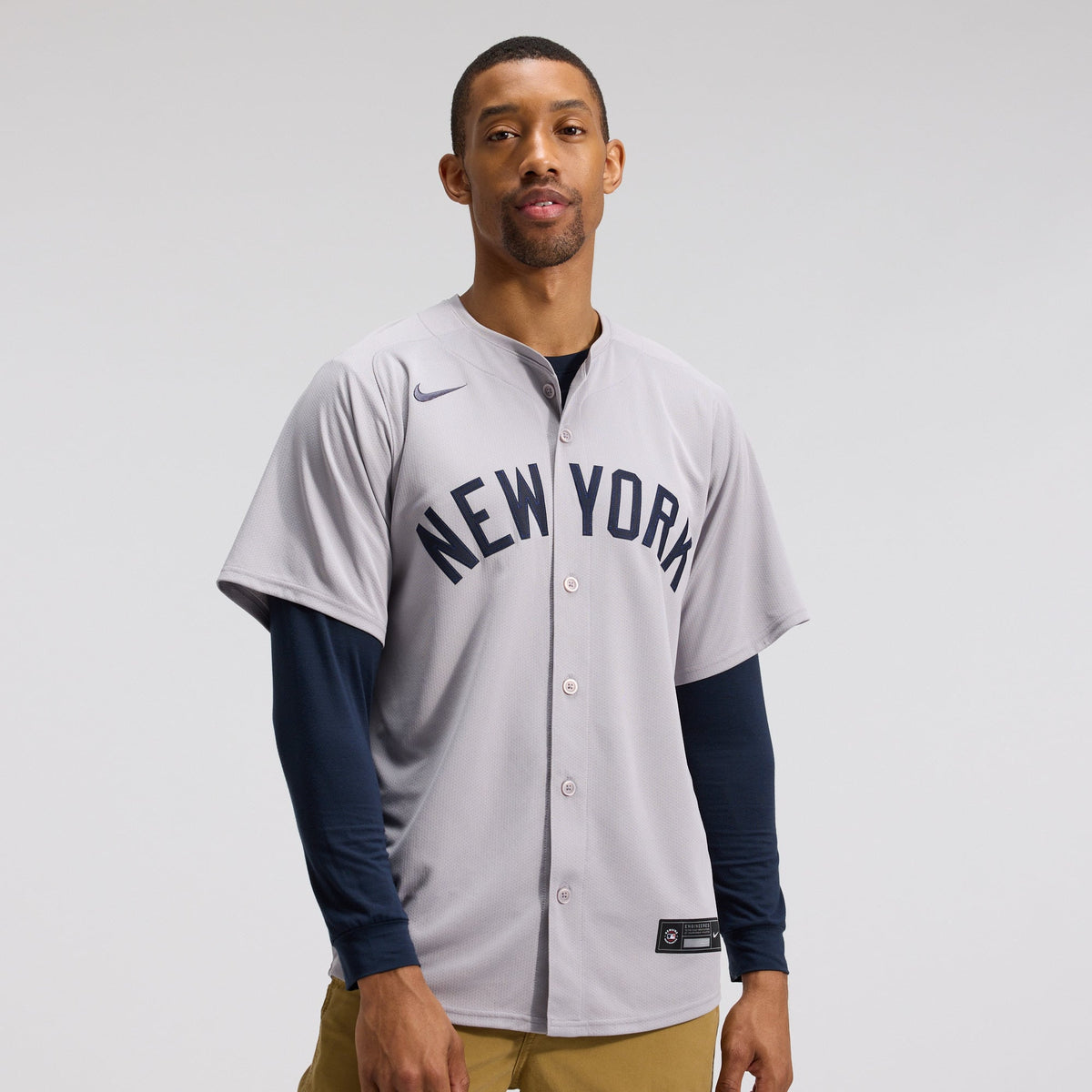 Men's New York Yankees Aaron Judge Nike Gray Road Limited Player Jersey