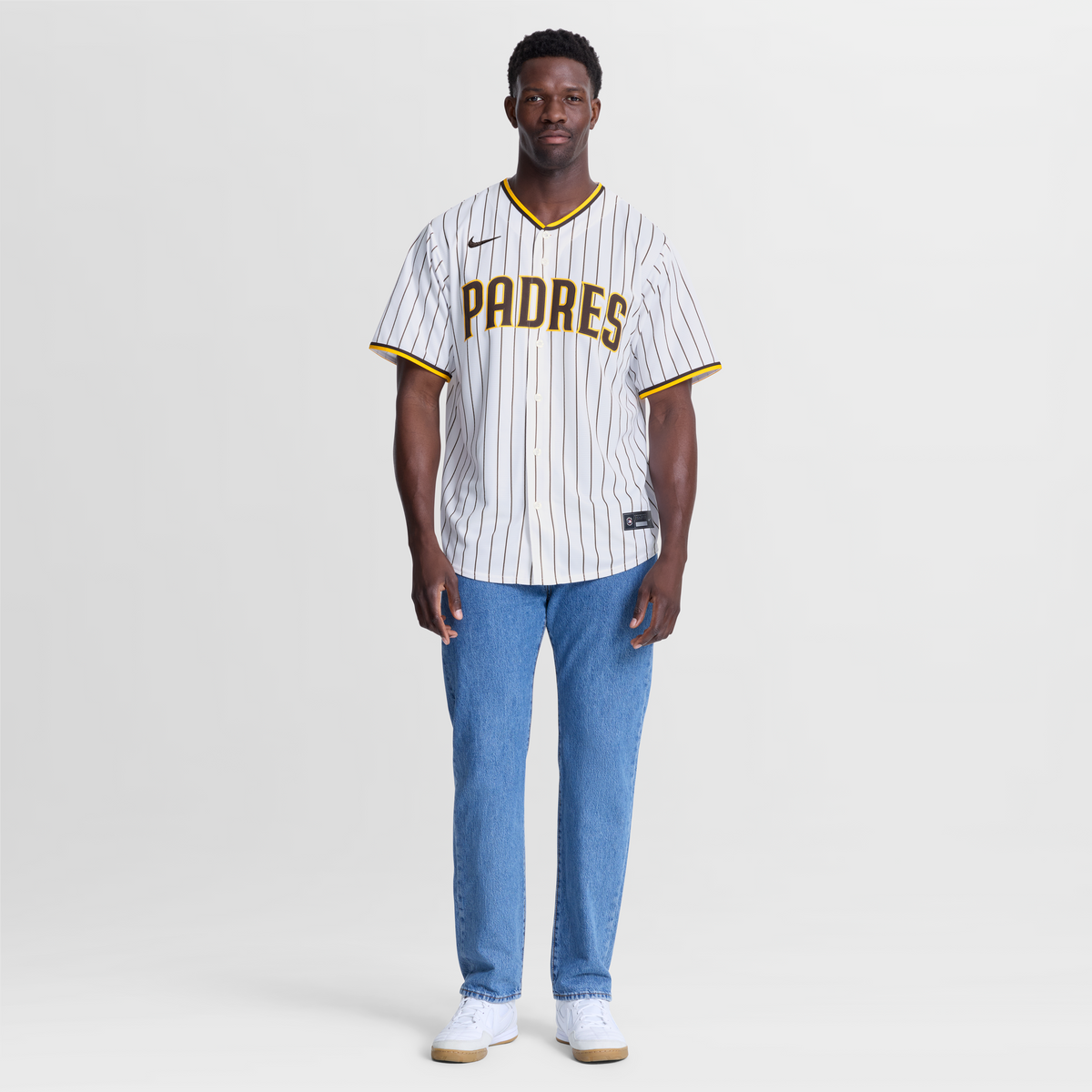 Men's San Diego Padres Michael King Nike White Home Replica Jersey