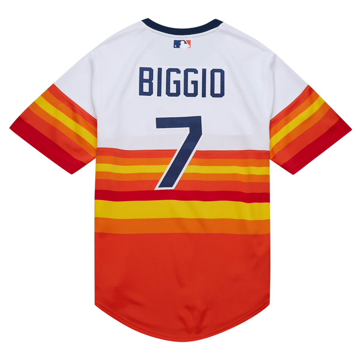 Men's Houston Astros Craig Biggio Mitchell & Ness White 2004 Cooperstown Collection Authentic Throwback Jersey