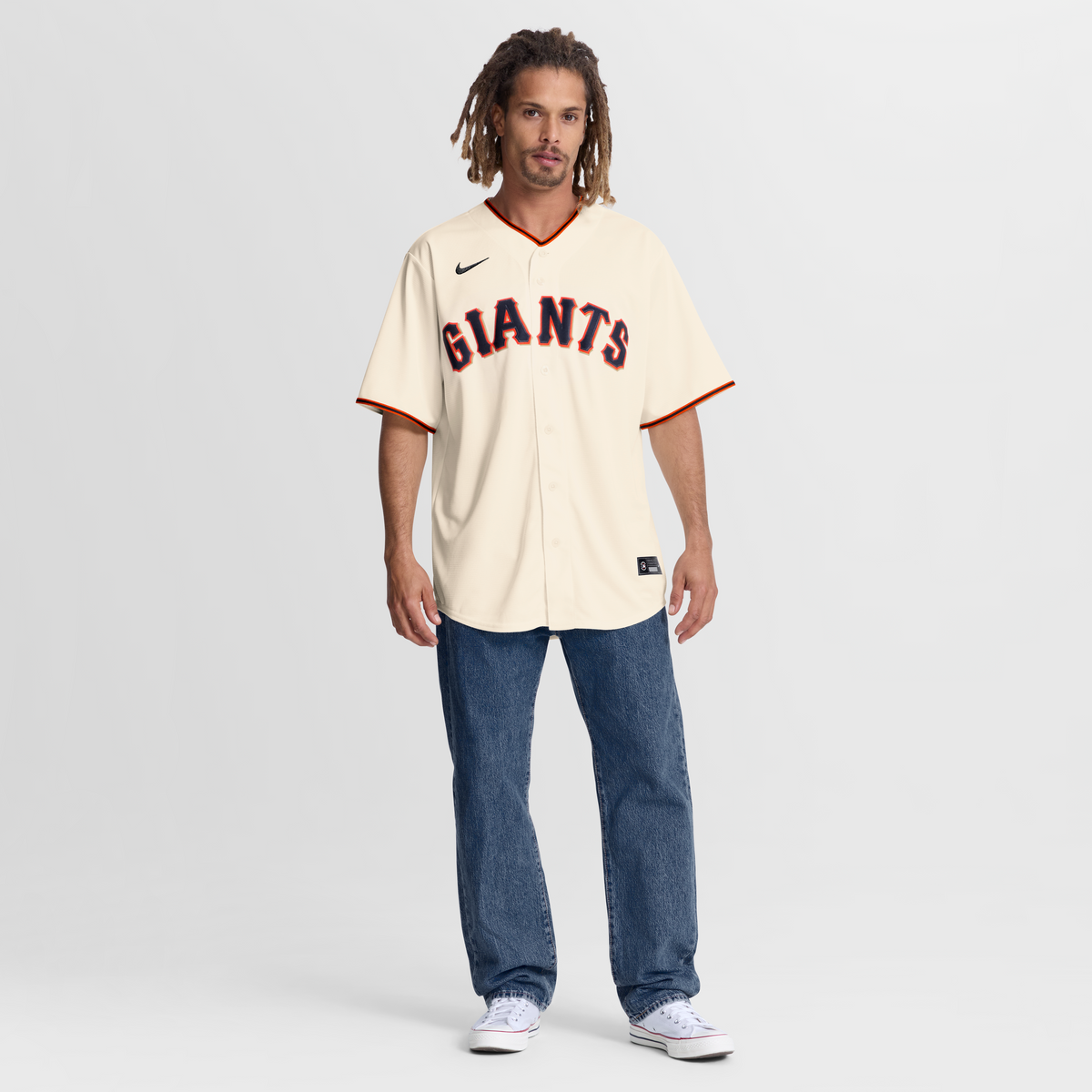 Men's San Francisco Giants Rafael Devers Nike Cream Home Replica Jersey