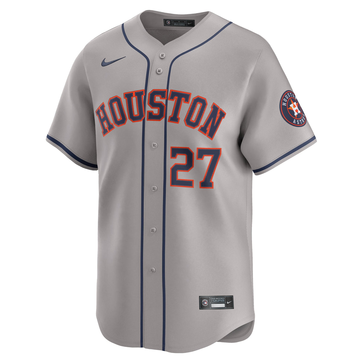 Men's Houston Astros Jose Altuve Nike Orange Alternate Limited Player Jersey