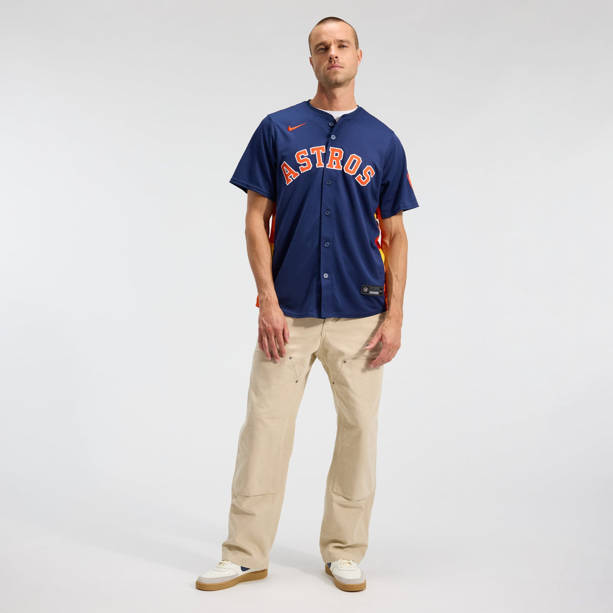 Men's Houston Astros Jose Altuve Nike Navy Alternate Limited Player Jersey
