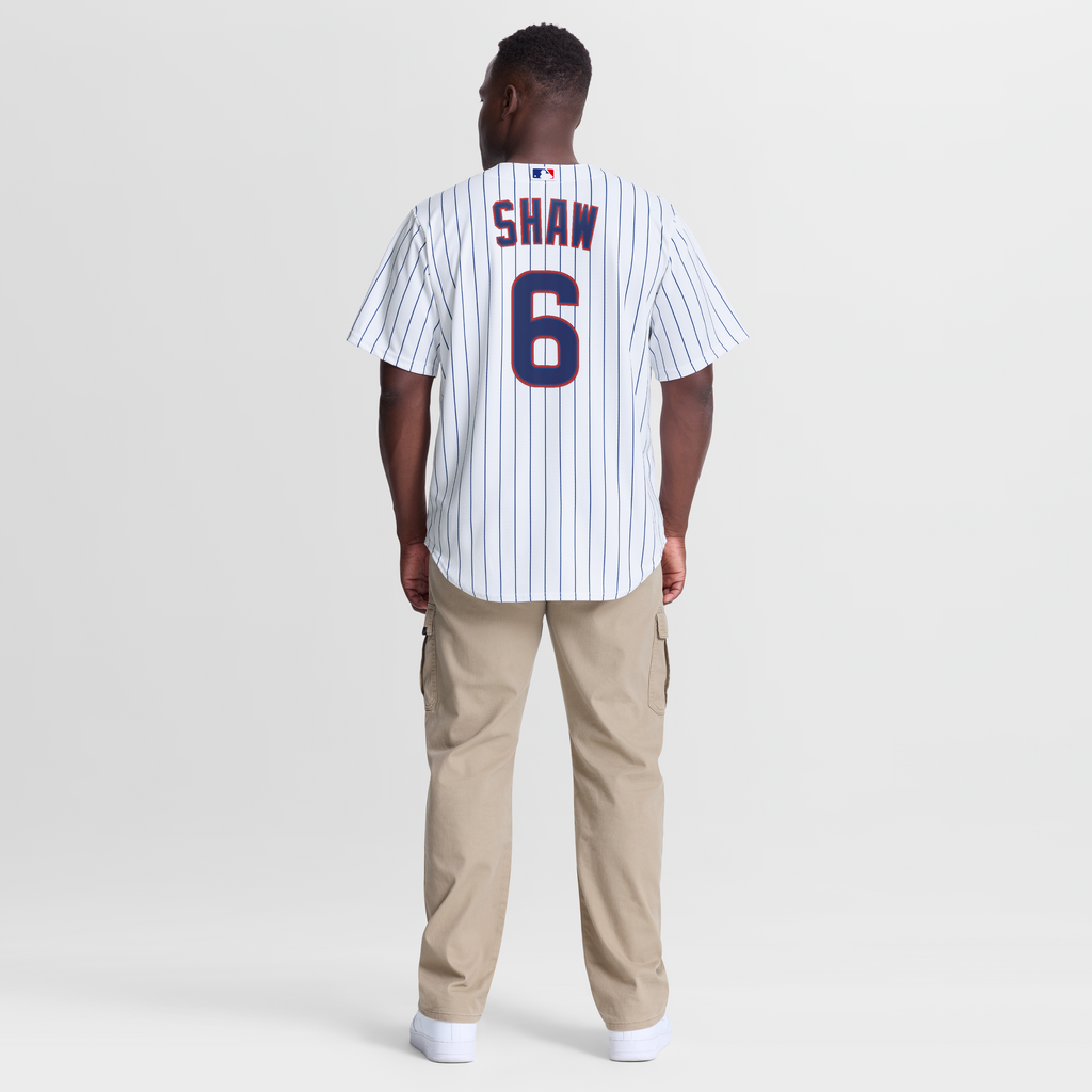 Men's Chicago Cubs Matt Shaw Nike White Home Replica Jersey
