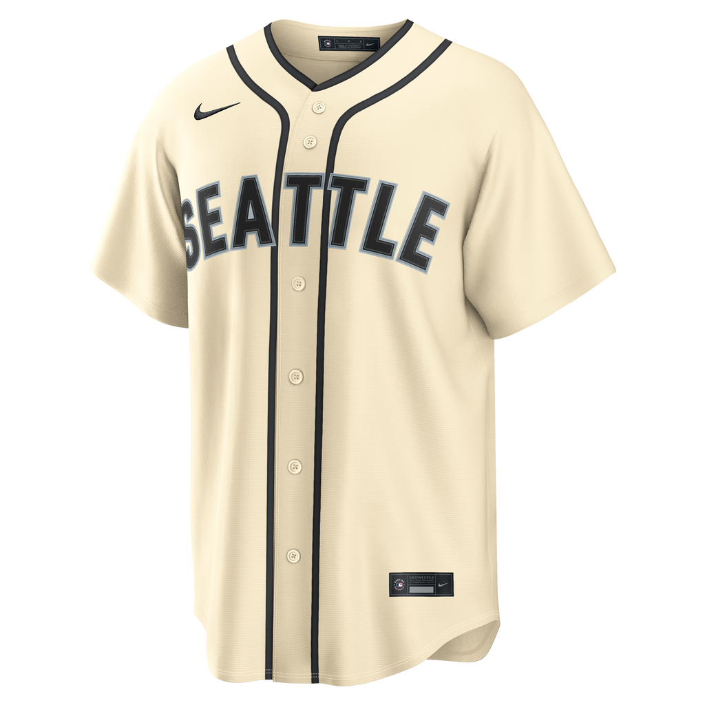 Men's Seattle Mariners Cal Raleigh Nike Teal Alternate Replica Jersey