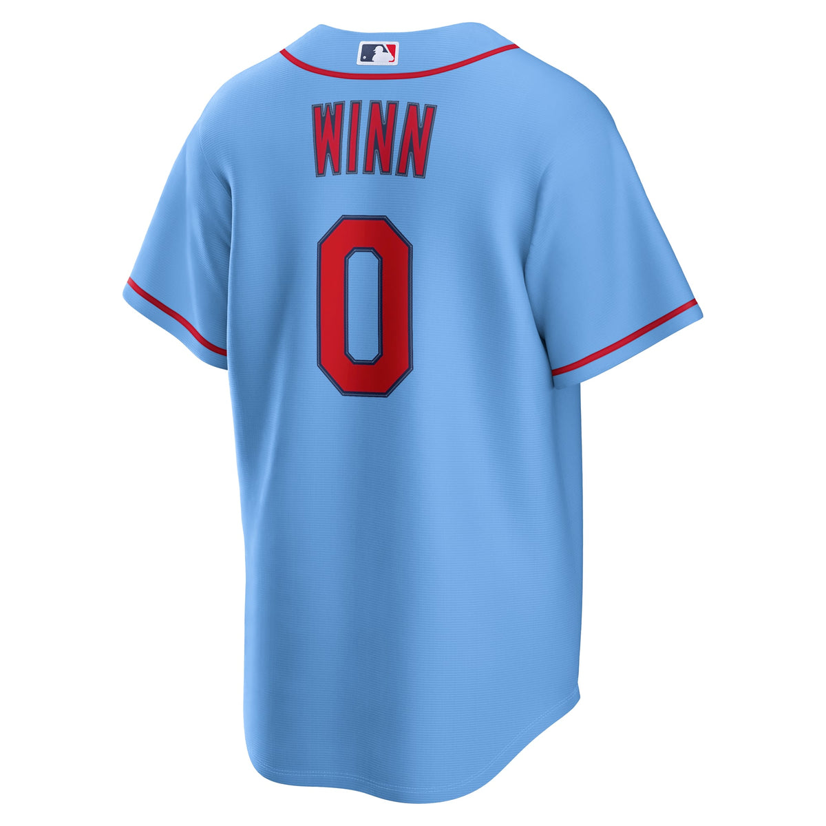 Men's St. Louis Cardinals Masyn Winn Nike Light Blue Alternate Replica Jersey