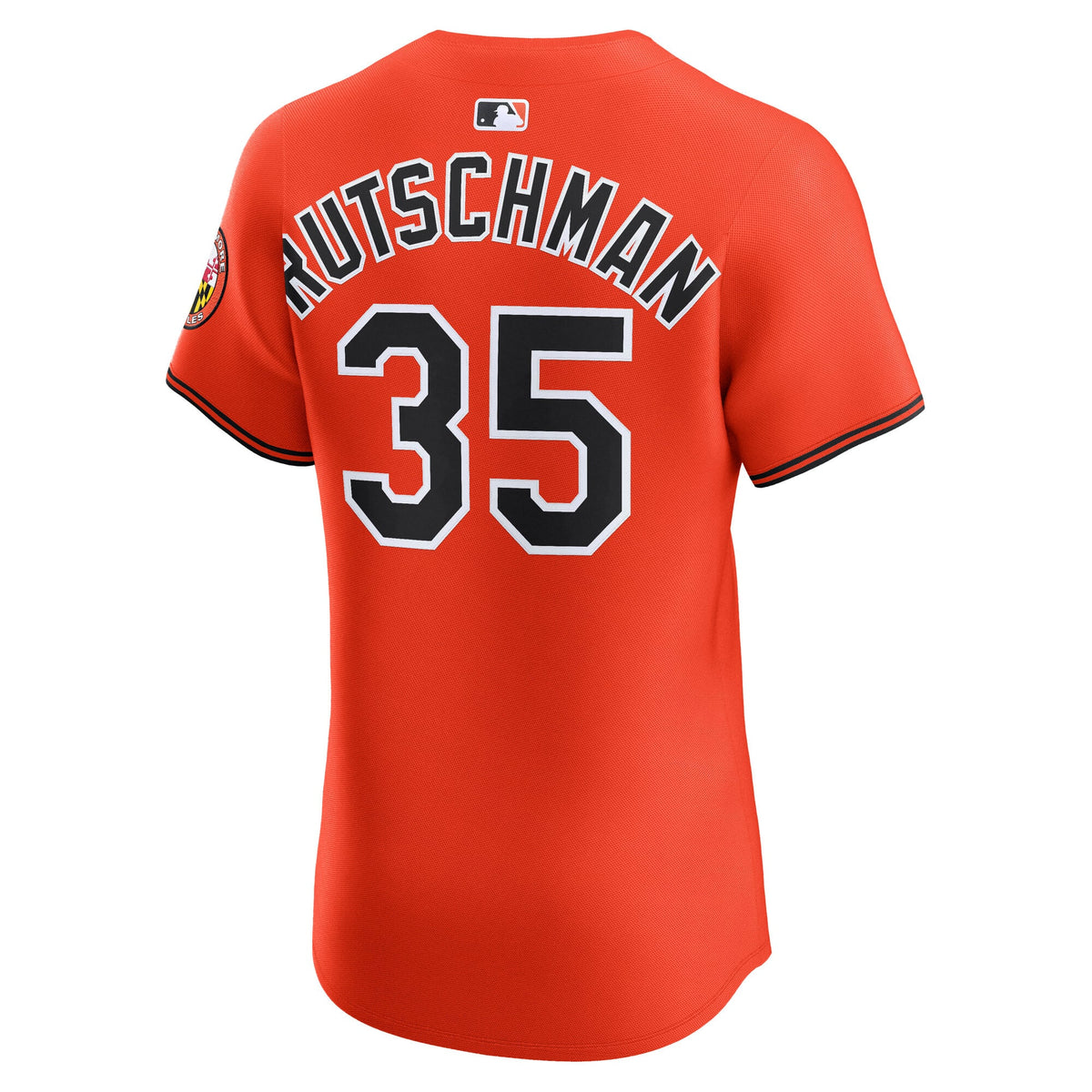 Men's Baltimore Orioles Adley Rutschman Nike Orange Alternate 2 Elite Jersey