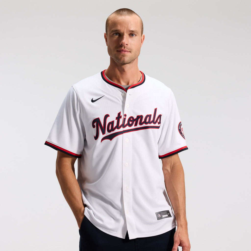 Men's Washington Nationals Dylan Crews Nike Navy Alternate Limited Jersey