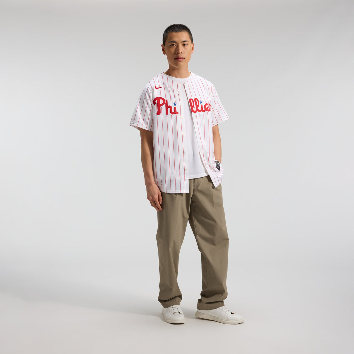 Men's Philadelphia Phillies J.T. Realmuto Nike White Home Limited Player Jersey