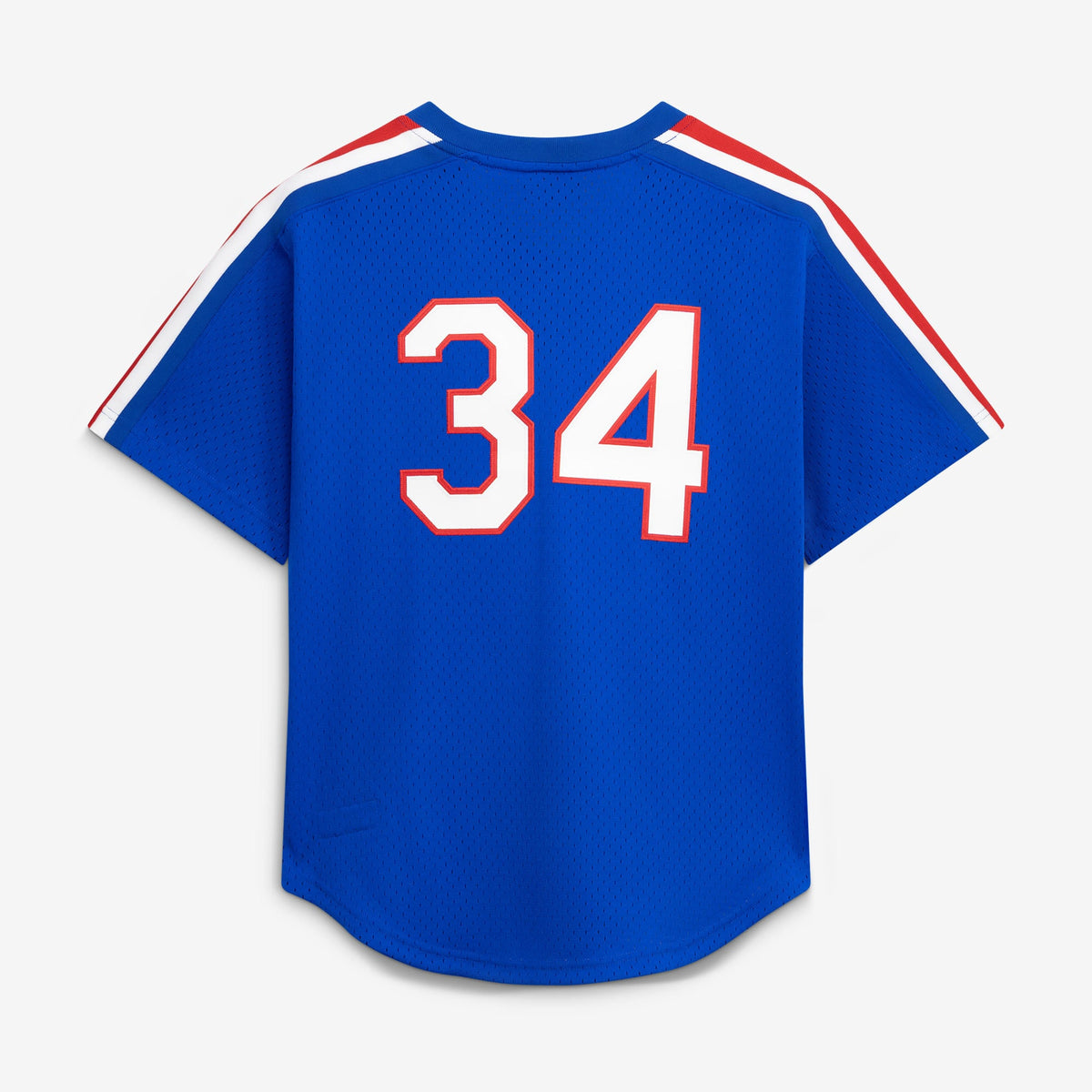 Men's Texas Rangers Nolan Ryan Mitchell & Ness Royal Big & Tall Cooperstown Mesh Batting Practice Jersey