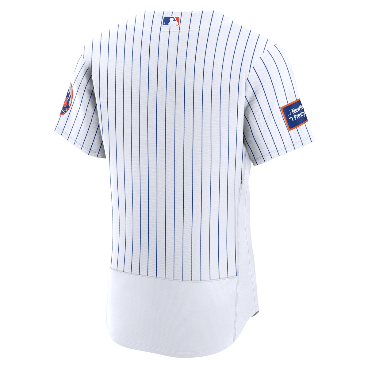 Men's New York Mets Nike Black Alternate Sponsor Patch Authentic Jersey