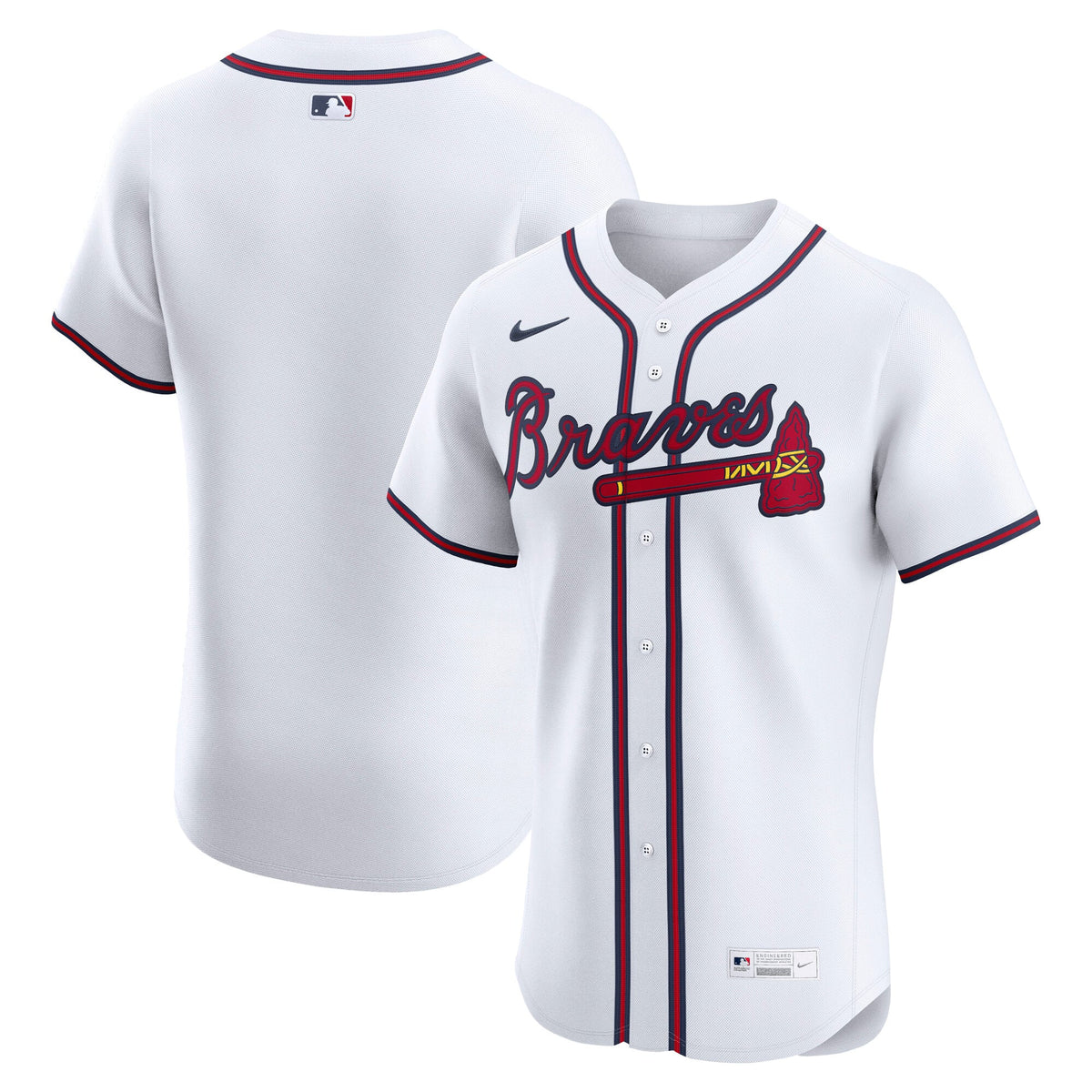 Men's Atlanta Braves Nike Red Alternate Elite Jersey