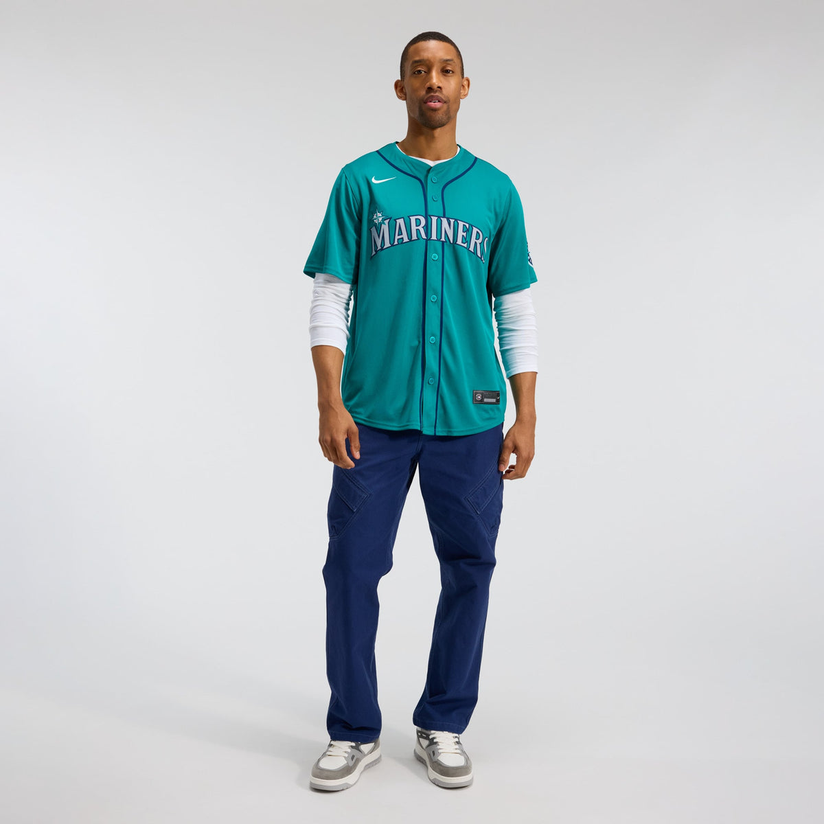 Men's Seattle Mariners Cal Raleigh Nike Teal Alternate Limited Jersey