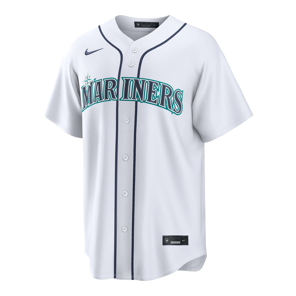 Men's Seattle Mariners Dominic Canzone Nike White Home Replica Jersey