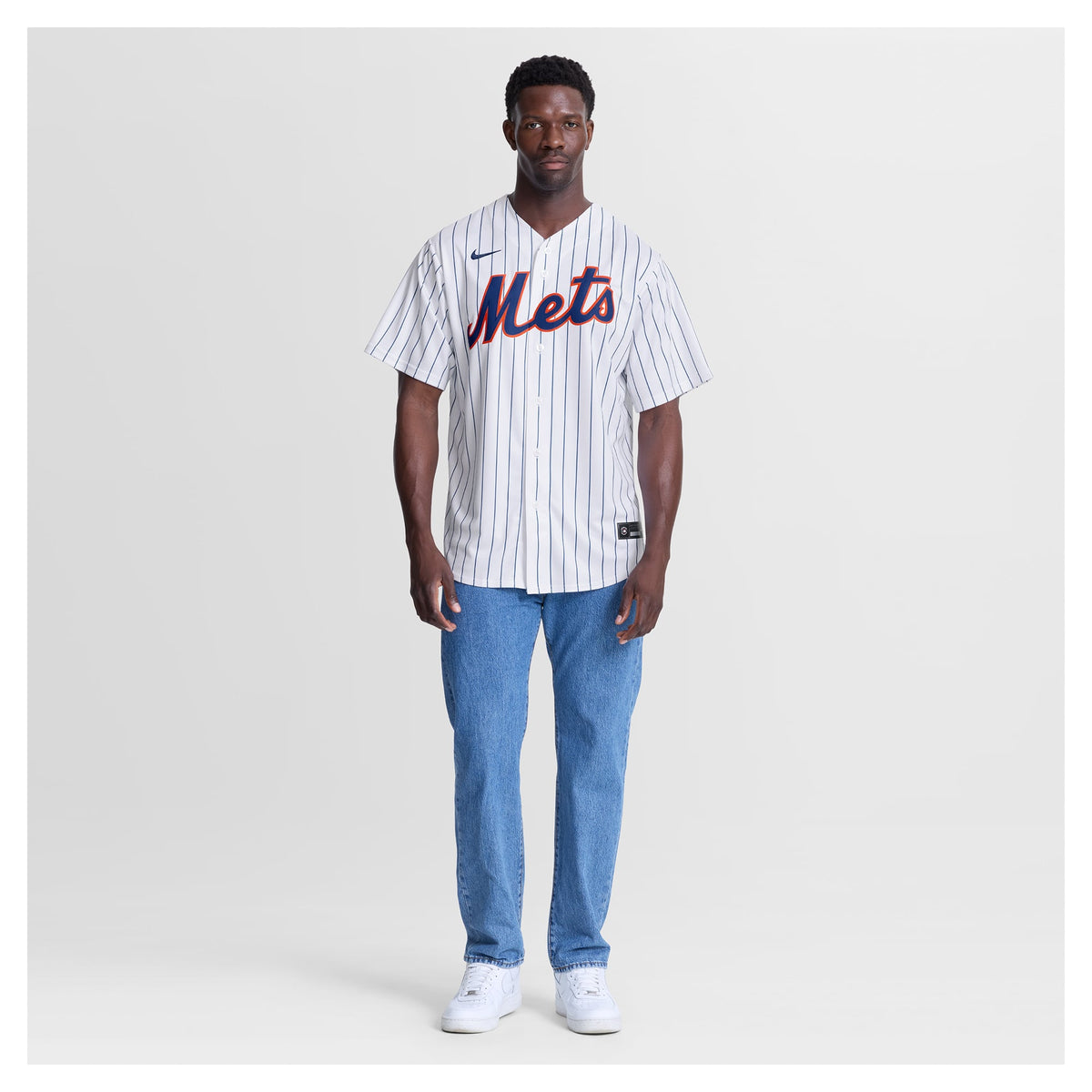 Men's New York Mets Nolan McLean Nike White Home Replica Jersey