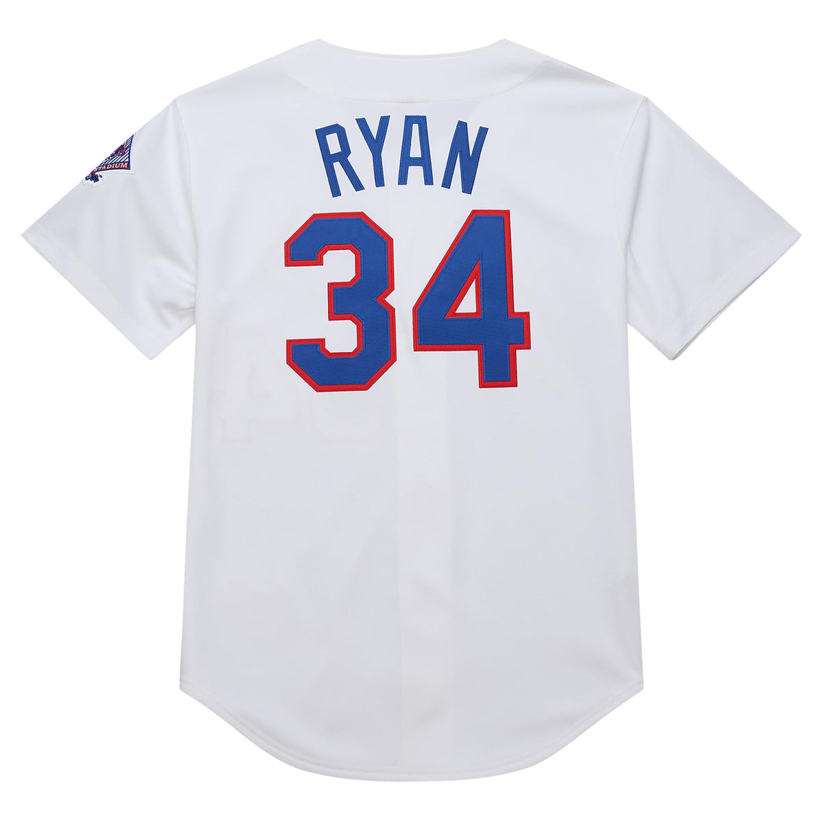 Men's Texas Rangers Nolan Ryan Mitchell & Ness White 1993 Cooperstown Collection Authentic Jersey