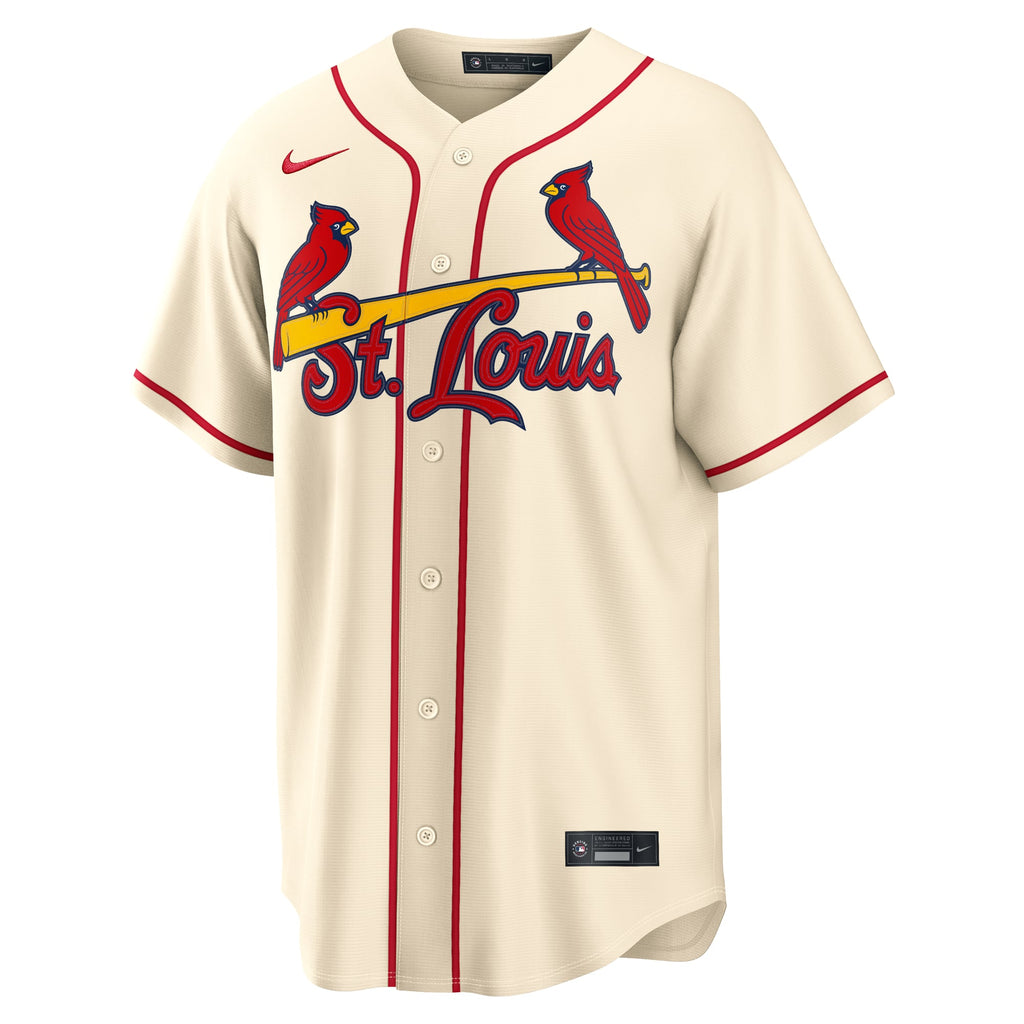 Men's St. Louis Cardinals Masyn Winn Nike Light Blue Alternate Replica Jersey