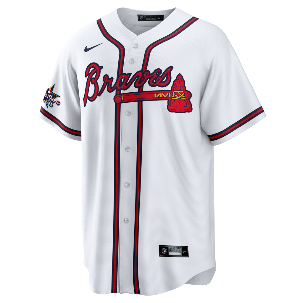 Men's Atlanta Braves Nike White Home Replica Team Jersey
