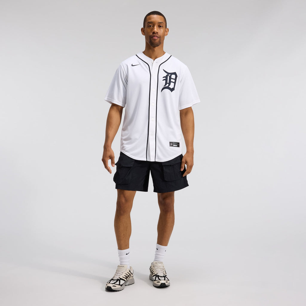 Men's Detroit Tigers Nike White Home Replica Jersey