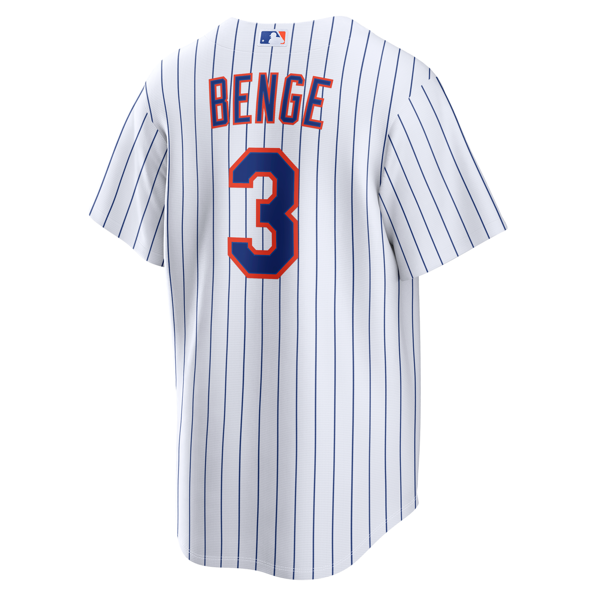 Men's New York Mets Carson Benge Nike White Home Replica Jersey