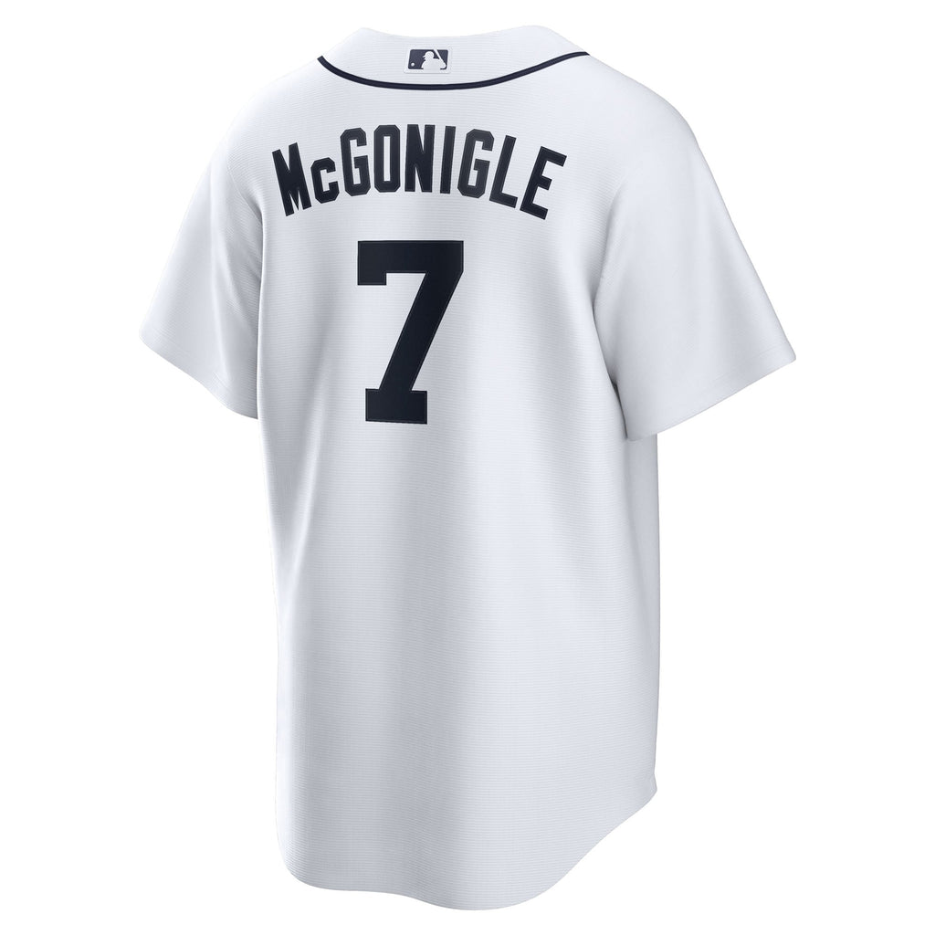 Men's Detroit Tigers Kevin McGonigle Nike White Home Replica Jersey