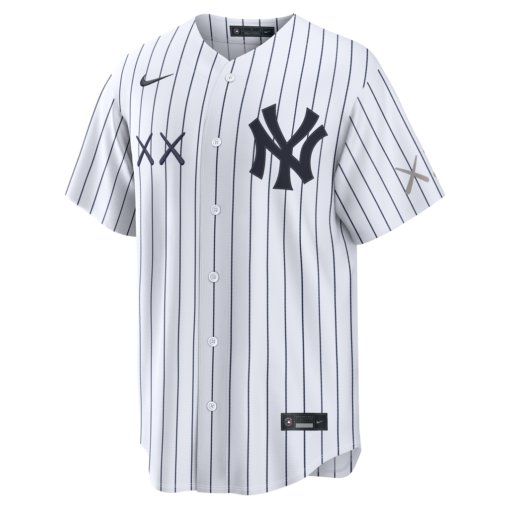 Men's New York Yankees Nike x KAWS White Stadium Jersey
