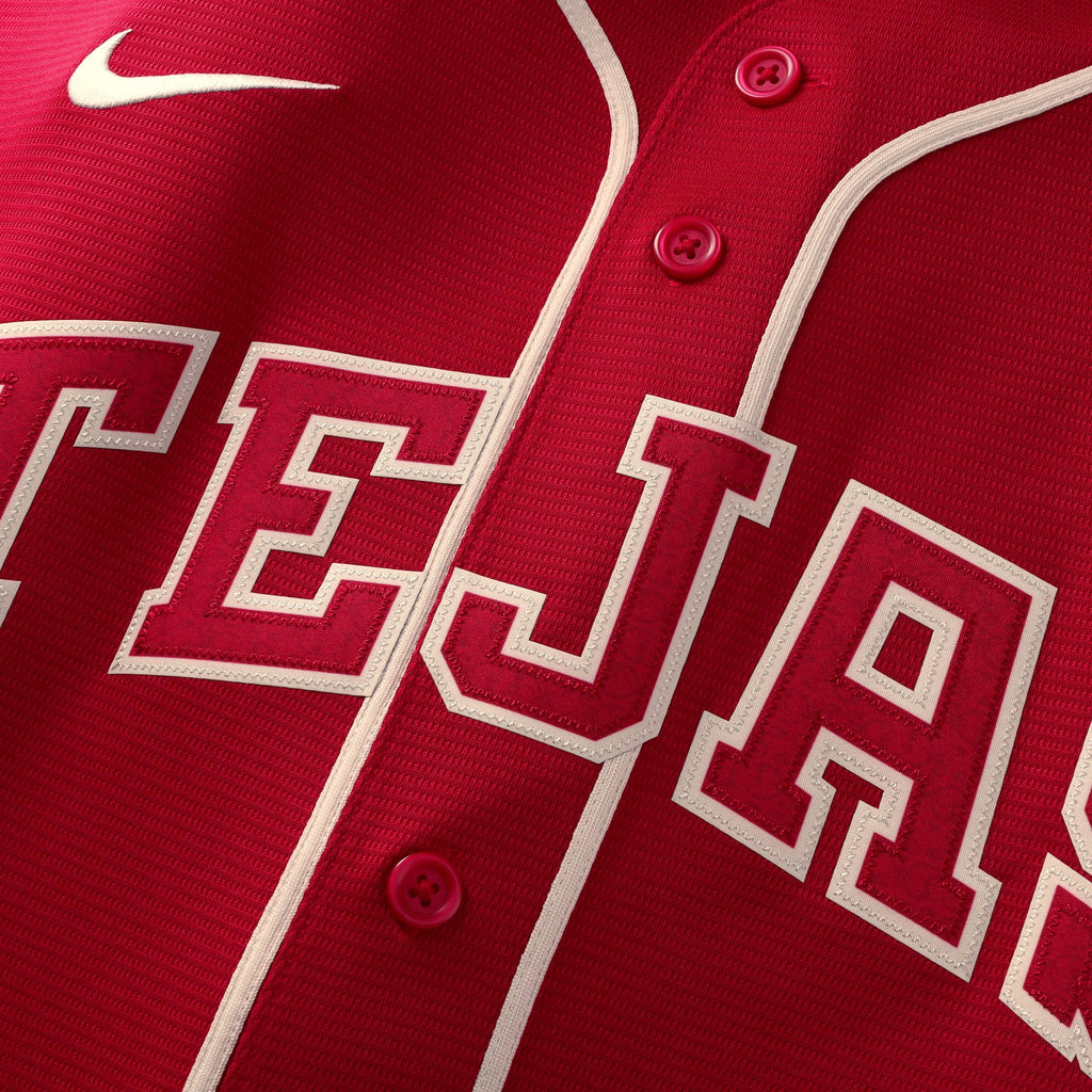 Men's Texas Rangers Josh Jung Nike Red 2026 City Connect Stadium Jersey
