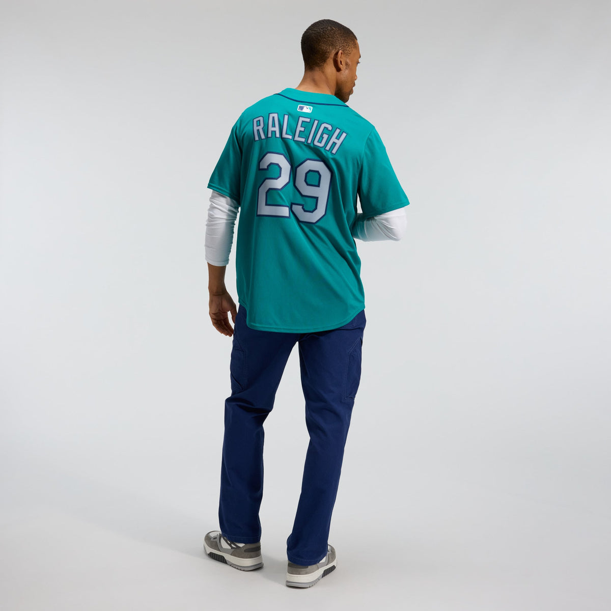 Men's Seattle Mariners Cal Raleigh Nike Teal Alternate Limited Jersey