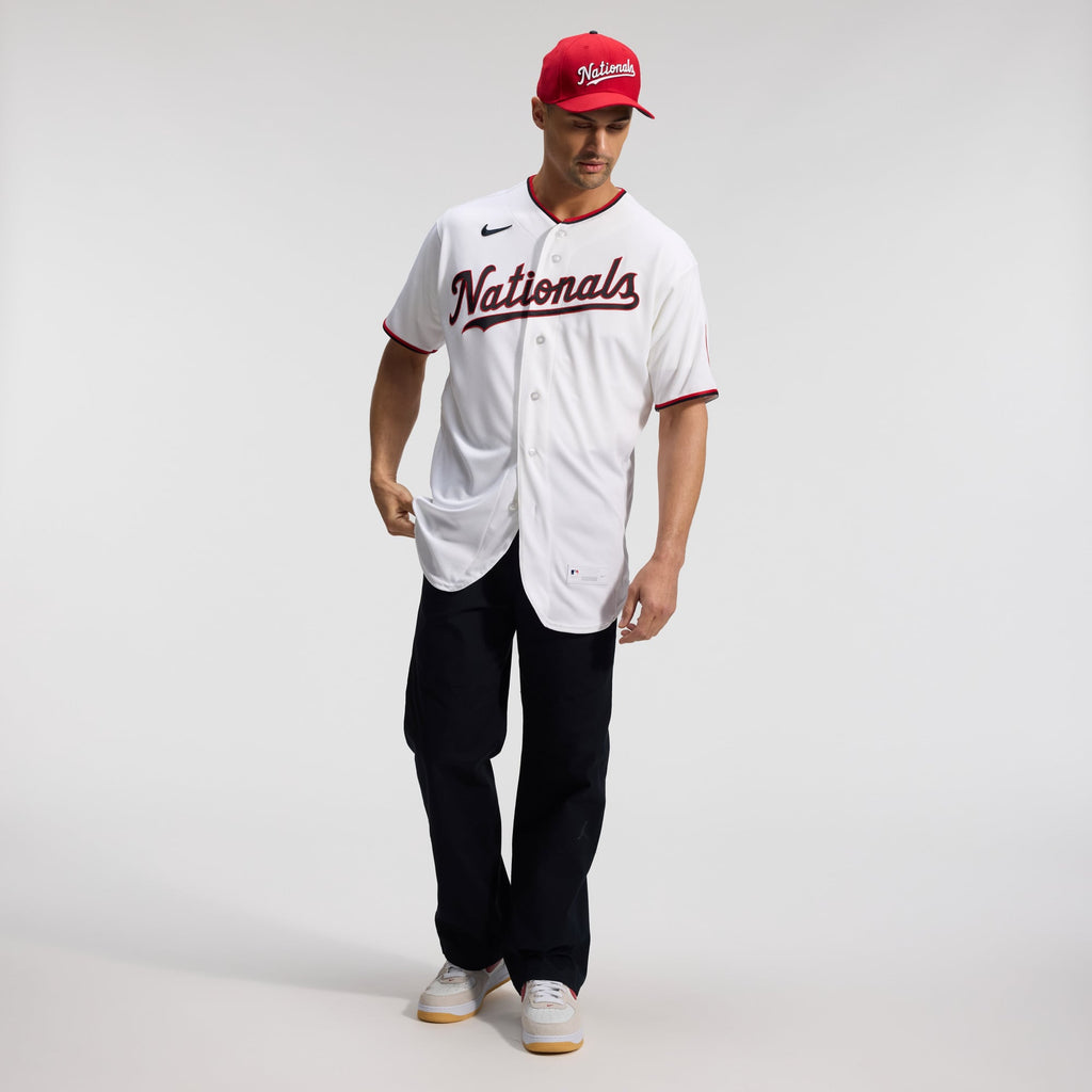 Men's Washington Nationals  Nike White Home Authentic Jersey