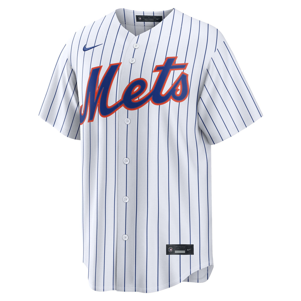 Men's New York Mets Jefry Yan Nike White Home Replica Jersey
