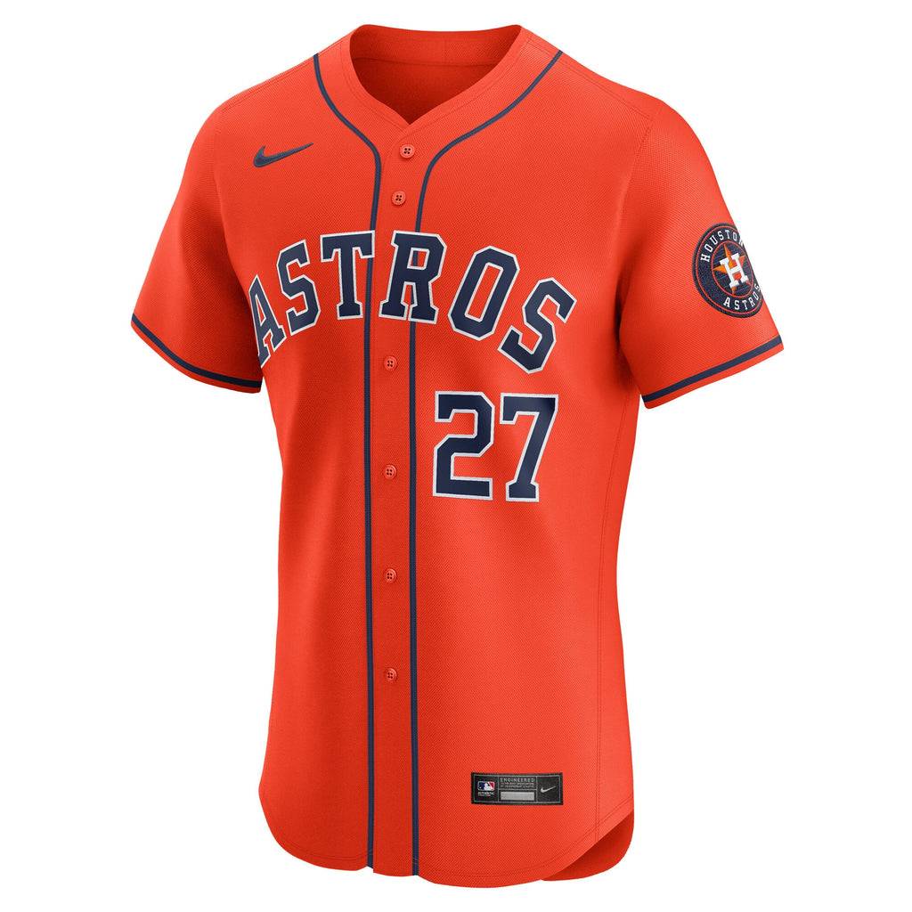 Men's Houston Astros Jose Altuve Nike Navy Alternate 2 Elite Player Jersey