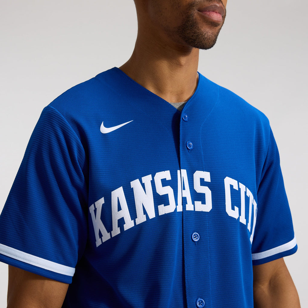 Men's Kansas City Royals Nike Gray Road Replica Team Jersey