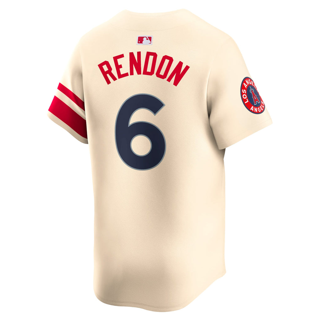 Men's Los Angeles Angels Anthony Rendon Nike Cream City Connect Limited Player Jersey