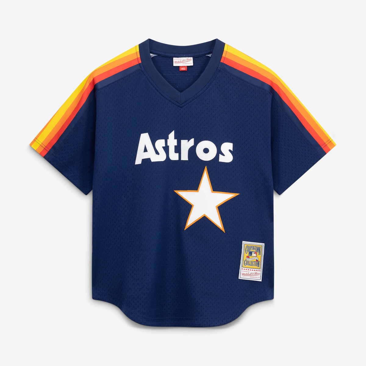 Men's Houston Astros Jeff Bagwell Mitchell & Ness Navy Authentic Batting Practice Jersey