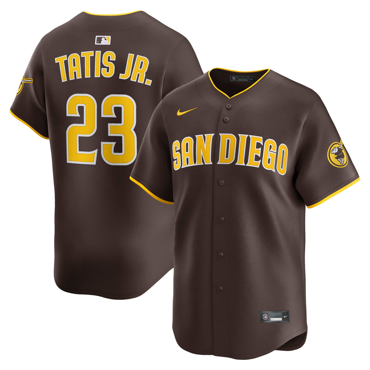 Men's San Diego Padres Fernando Tatis Jr. Nike Khaki Alternate Limited Player Jersey