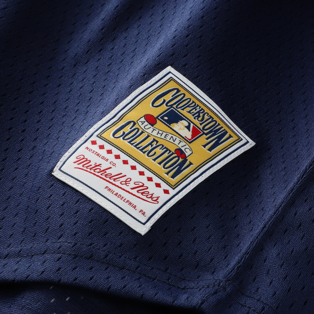 Men's Houston Astros Nolan Ryan Mitchell & Ness Navy Cooperstown Collection Big & Tall Mesh Batting Practice Jersey