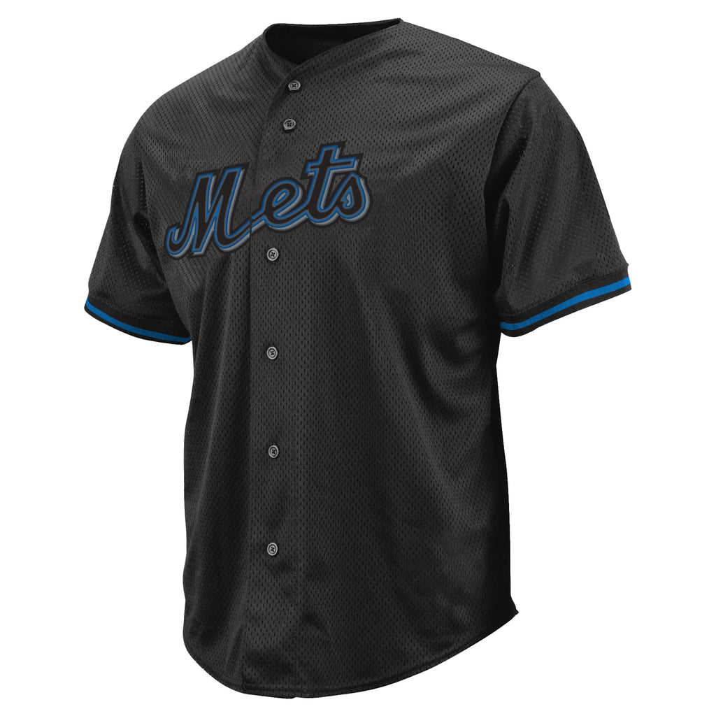 Men's New York Mets Juan Soto Profile Black Big & Tall Pop Fashion Jersey