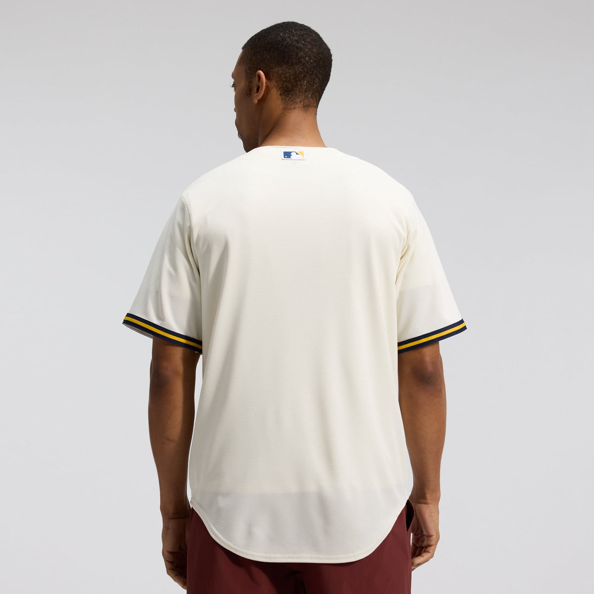 Men's Milwaukee Brewers Nike Cream Home Replica Team Jersey